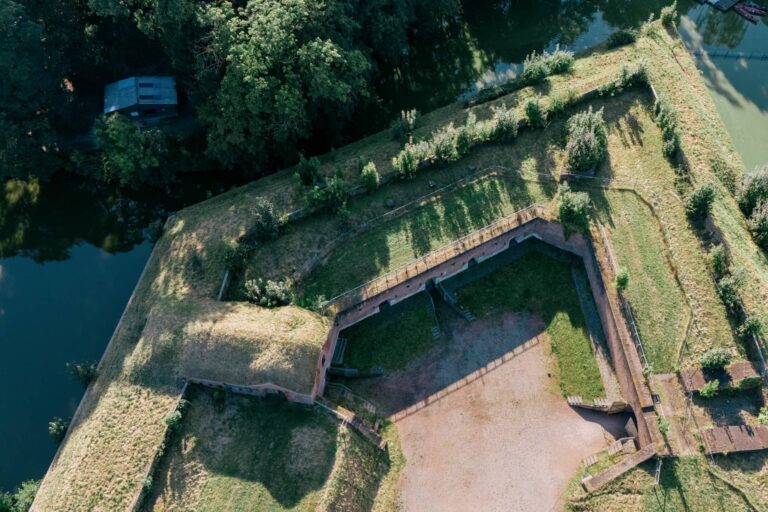 Vogelperspektive der Nordbastion.