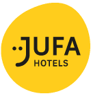 Logo des JUFA Hotel Jülich.